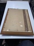 Tablou vintage in relief cu floarea soarelui