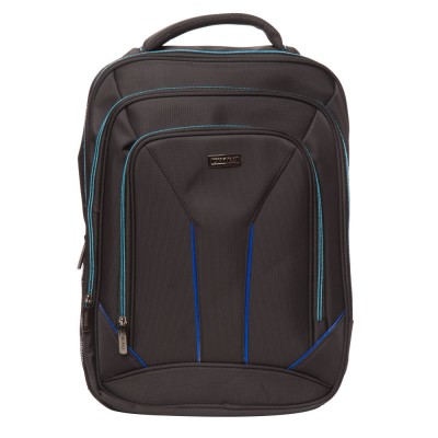 LAMONZA Rucsac laptop TOLEDO NEGRU/ ALBASTRU 31X13X42CM ProVoyage Vacation foto