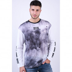 Bluza Bumbac Jack&amp;amp;Jones White foto