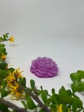 Lumanare parfumata inedita forma floare,mov