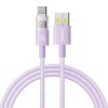 Baseus - Data Cable Display 2 (P10382701511-00) - Fast Charging, USB to Type-C, Digital Display, 100W, 1m - Nebula Purple