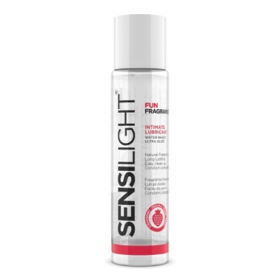 Lubrifianti cu arome - Sensilight Arome Distractive Lubrifiant Intim cu Aroma Capsuni 60 ml foto