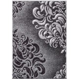 Covor Model Mira 24031-619, Marime 50 x 80 cm, Gri, Inaltime Fir 6 mm, Antialergic, Polipropilena, Living, Dormitor, Sufragerie, Birou