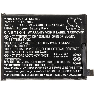 Acumulator Alcatel 1S OT-5024D TLp030K7 2900mah foto
