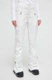 Burton pantaloni Marcy High Rise culoarea alb