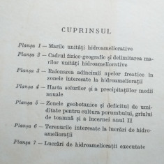 Hidroamelioratiile in Republica Populara Romana-{Monografie}{1962}PLANSE