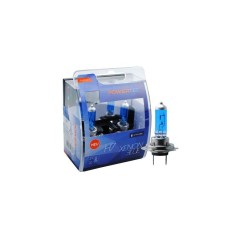 Set 2 bucati bec halogen Powertec Xenon Blue H7 - 55W 12V