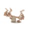 Figurina Bunnies on a Swing 20 cm x 7 cm x 13 cm