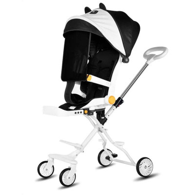 Carucior cu scaun rotativ, Alb, Sport, Pentru copii 6-36 luni, Usor de pliat foto
