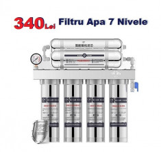 Filtru de apa la robinet cu 7 nivele de filtrare din inox foto