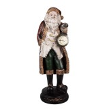 Cumpara ieftin Figurina Mos Craciun polirasina multicolora 15x13x40 cm