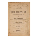 Dr. I. G. Sbiera, Colinde, c&acirc;ntece și urări la nunți, 1888, cu dedicație