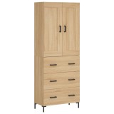 Cumpara ieftin Dulap inalt, stejar sonoma, 69,5x34x180 cm, lemn compozit
