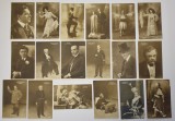Lot 18 cărți poștale vechi cu actori rom&acirc;ni - teatru rom&acirc;nesc