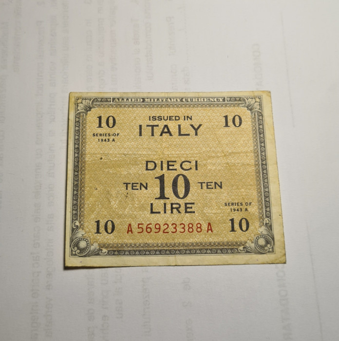 Italia 10 Lire 1943