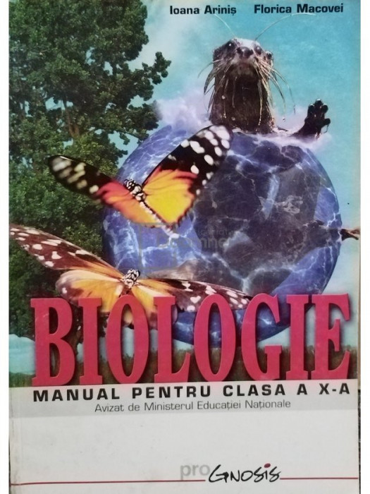 Ioana Arinis - Biologie - Manual pentru clasa a X-a (editia 2000)