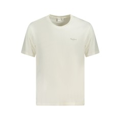 Pepe Jeans Tricou barbati, cu mini imprimeu, Regular fit, Alb, L