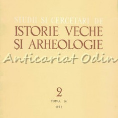 Studii Si Cercetari De Istorie Veche Si Arheologie II