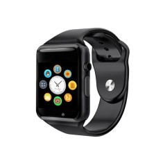 Resigilat Ceas Smartwatch Techstar? A1, Camera Foto, Ecran 1.54inch, Bluetooth, Compatibil SIM si MicroSD, Apelare, Negru foto