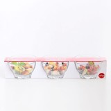 Set 3 cupe pentru fructe