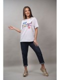 Cumpara ieftin Tricou Barbati Two Hearts Cascare Alb Bumbac/Elastan M-L