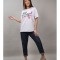TRICOU TWO HEARTS CASCARE Alb M-L