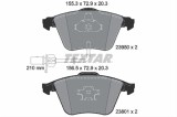 Set placute frana TEXTAR 2395001