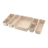Organizator 7 Coșuri &ndash; Bej | Organizatoare Baie