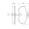 Set placute frana,frana disc AUDI A4 (8D2, B5) (1994 - 2001) BOSCH 0 986 460 944