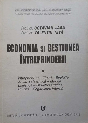 ECONOMIA SI GESTIUNEA INTREPRINDERII VOL.1 -OCTAVIAN JABA, VALENTIN NITA foto