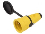 Conector Alimentare AC Mamă 250V 16A 2P PE Pe Cablu