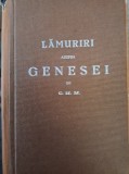 Lamuriri asupra Genezei- C.H.M.
