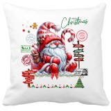 Perna decorativa Craciun 40x40 cm cu imprimeu festiv