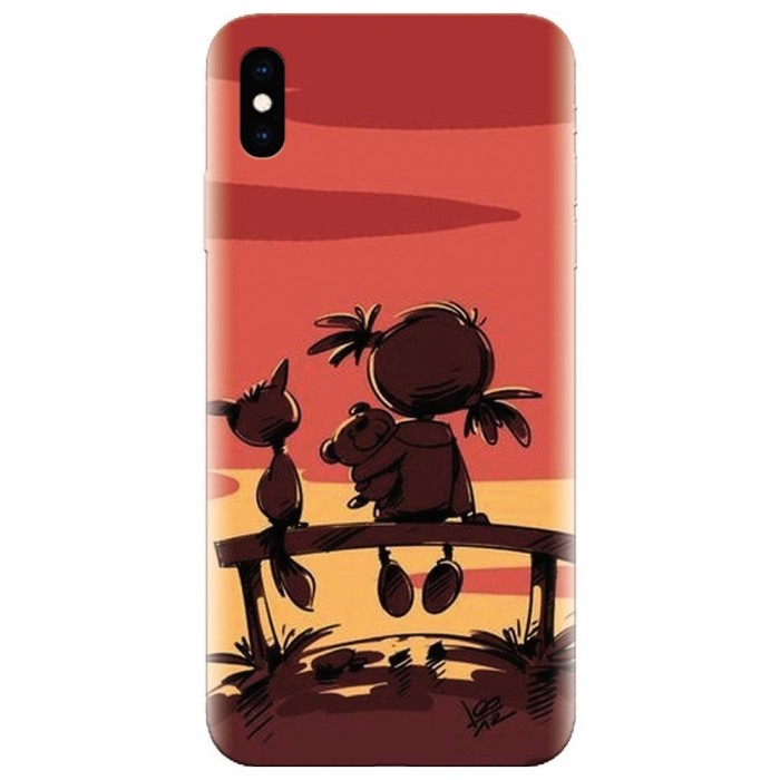 Husa silicon pentru Apple Iphone X, Lovely Sunsets