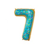 Balon folie aniversare forma de cifra 78 cm-Tip Cifra 7