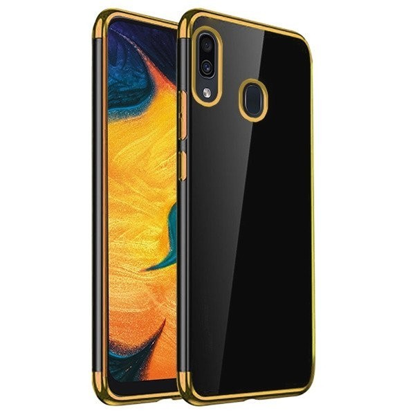 Husa SAMSUNG Galaxy A30 / A20 - Plating Soft (Auriu)