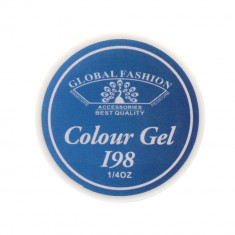 Gel Color Unghii, Vopsea de Arta Global Fashion, Seria Royal Blue I98, 5g