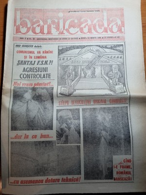 baricada 12 martie 1991-interviu eugen mailat foto