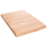 Cumpara ieftin Raft de perete maro deschis 40x60x(2-4) cm lemn stejar tratat