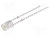 Dioda LED, 3mm, alb rece, 250...330mcd, 5mA, 2,7...3,2V DC, OPTOSUPPLY - OSW54K3FE1F
