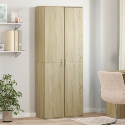 Gossi dulap inalt, stejar sonoma, 70x35x180 cm, lemn prelucrat foto