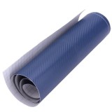 Folie Auto Carbon 3D Albastra Universal, Protectie, Montaj Facil, Compatibilitate Vasta, Accesorii Interior