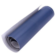 Folie de carbon 3D albastra