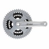 Pedalier Prowheel 28/38/48T Ax Patrat Alu 170mm Argintiu Cod:45215AKRM