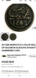 Maroc 4 FALUS 1868 ( 1285 AH ) , MAHOMED IV