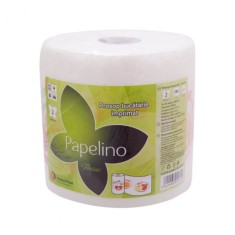 Rola Prosoape de Bucatarie Papelino Finesse, 2 Straturi, 280 Foi, 23x22 cm, 450 g, 100% Celuloza, Albe, Imprimate, Rola Prosoape de Hartie 2 Straturi, foto