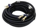 Cablu banana mufa furca 10m x2 - placare aurit