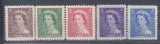 Timbre Canada 1953 Regina Elisabeta II, MNH, DC.121, Straine Dupa 1950
