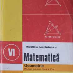 MATEMATICA. GEOMETRIE. MANUAL PENTRU CLASA A VI-A-ION CUCULESCU, CONSTANTIN OTTESCU, LAURENTIU N. GAIU