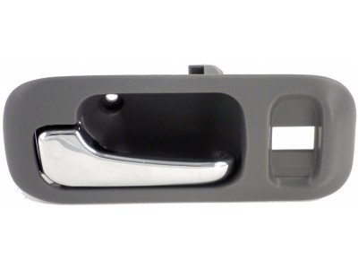 Maner interior deschidere usa Honda CRV 1995-2002, Spate Stanga, Suport gri cu maner cromat, 72664-S10-000-MG foto